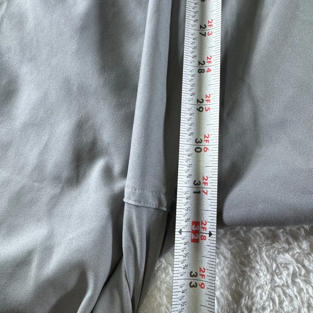 Mizzen + Main 38x32 Athletic Stretch Golf Pants Light Gray Grey Straight Leg